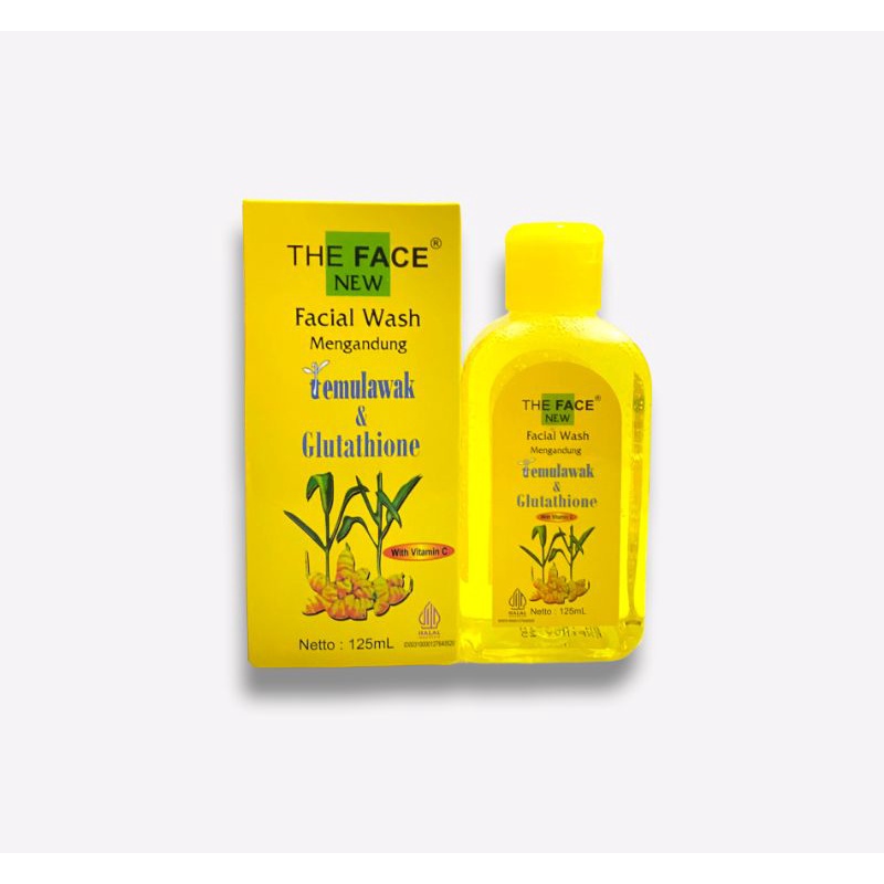 FACIAL WASH TEMULAWAK THE FACE [𝗕𝗣𝗢𝗠]