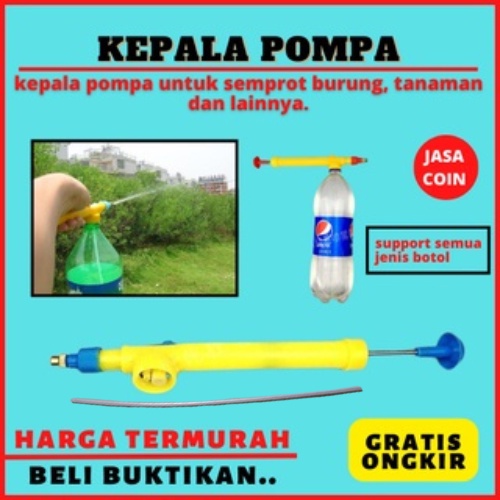 Jual Kepala Pompa Sprayer Misty Semprotan Mandi Burung Disinfektan