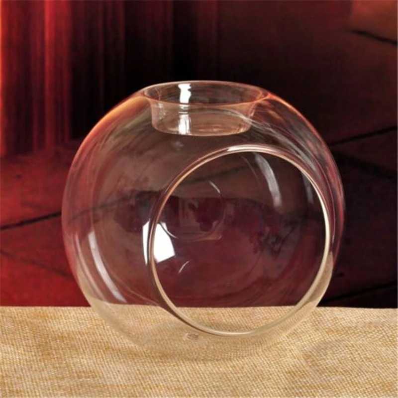 (BISA COD) FTIHSHP Faroot Gelas Lilin Glass Candle Holder Romantic Dinner 10 cm - F001