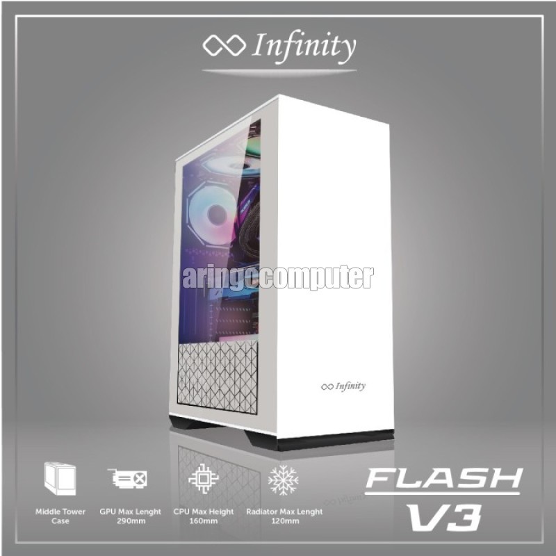 Casing INFINITY FLASH V3 WHITE