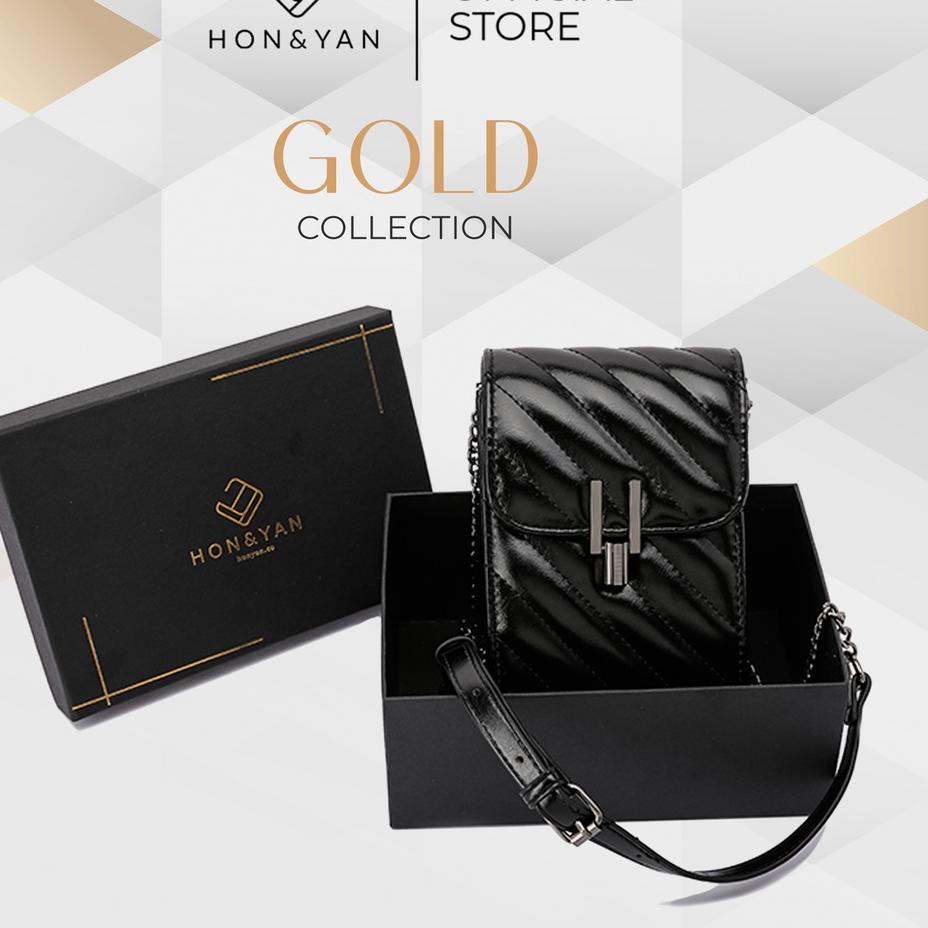Max Sale [HONYAN GOLD] Tas Hp Wanita Import Tas Selempang Cewek - Nata Sling Bag