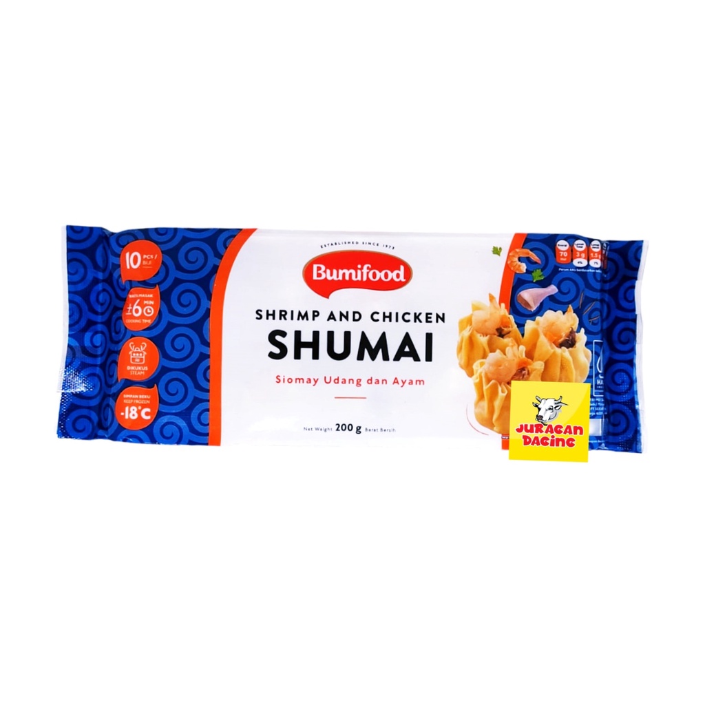 

Bumifood Shumai Shrimp and Chicken Siomay Udang Ayam 200gr