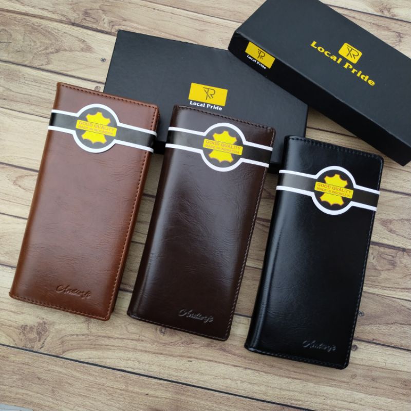 DOMPET  PANJANG PRIA KULIT ASL 100% ORIGINAL/ DOMPET KULIT PANJANG PRIA WANITA LEMBUT ASLI GARUT/ Dompet kulit Pull up/ Dompet wallet kulit pria Dompet Fashion daily