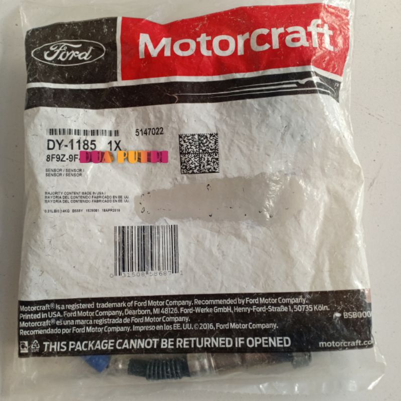 Sensor Oksigen O2 Sensor Knalpot Atas Ford New Focus 2012 UP