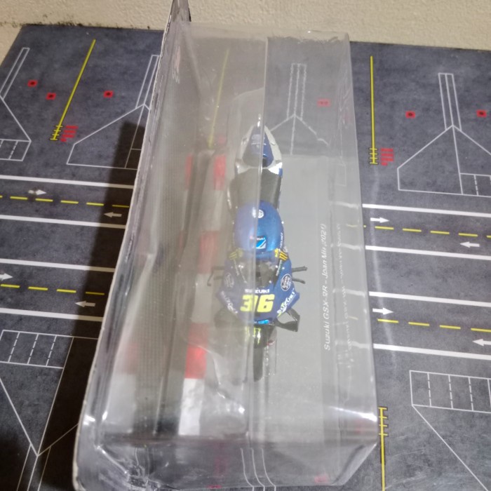 DIECAST MOTOGP SUZUKI GSX-RR JOAN MIR (2021) SKALA 18 BY ALTAYA TERLARIS