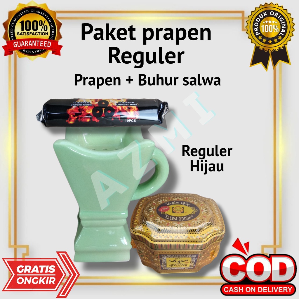 Paket Prapen Reguler Dan Buhur Salwa Odour Surrati + Arang Briket