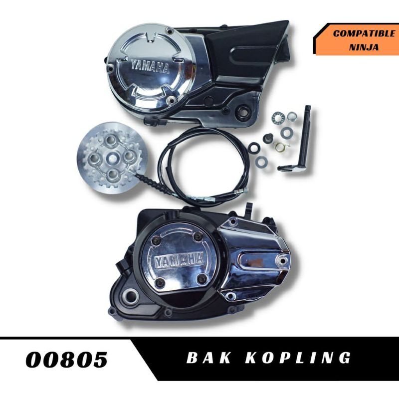 Bak Kopling Blok RX King Model Ninja &amp; MX New CranCase Blok Kalter Mesin RX King New