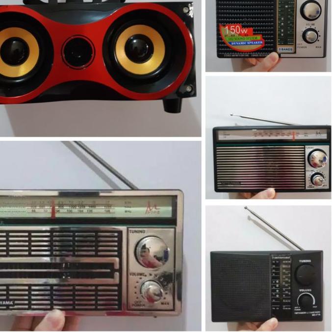 ○ Radio Mitsuyama MS-4046 Portable Ac dan Dc - Radio Jadul FM AM SW Mitsuyama MS 4046 - Radio Portab