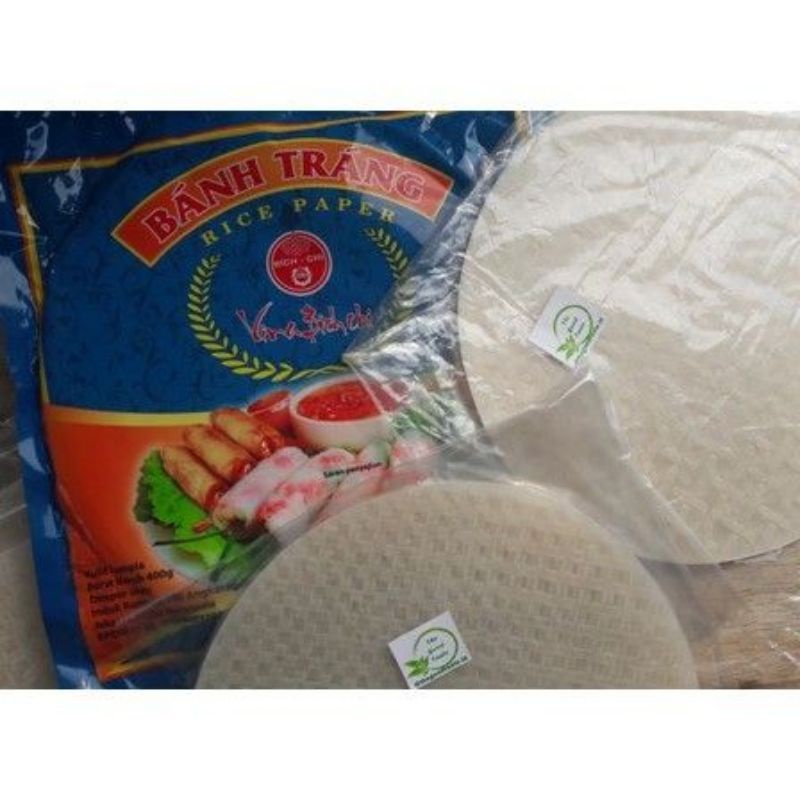 

KULIT LUMPIA VIETNAM SPRING ROLL BANH TRANG RICE PAPER 22 INCH