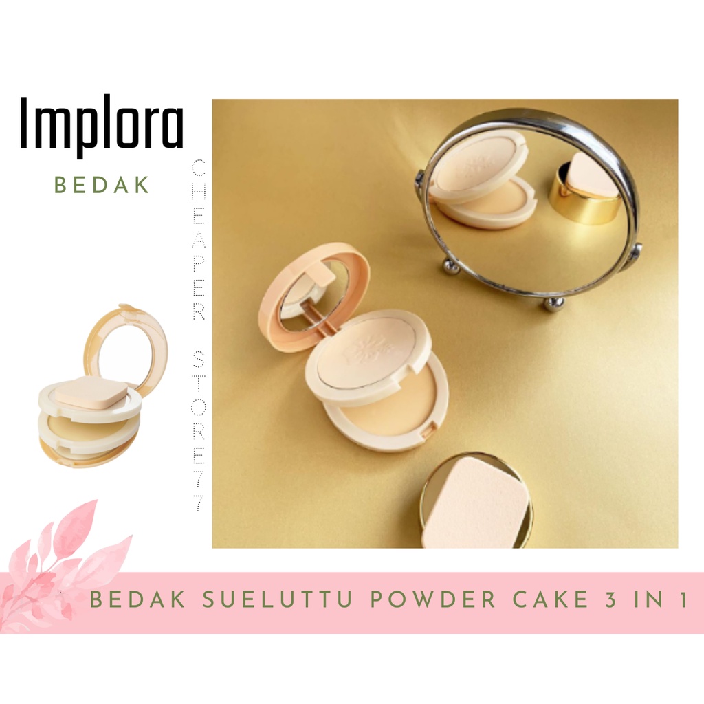 IMPLORA  - SUELUTTU POWDER 3IN1 - COMPLETE BEAUTY CARE - IMPLORA FASHION MAKEUP KIT