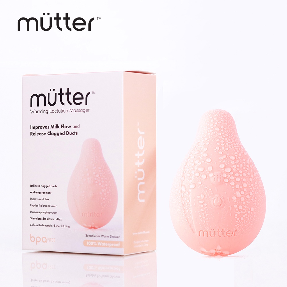 MUTTER Warming Lactation Massager Alat Pijat Laktasi ASI Dengan Penghangat