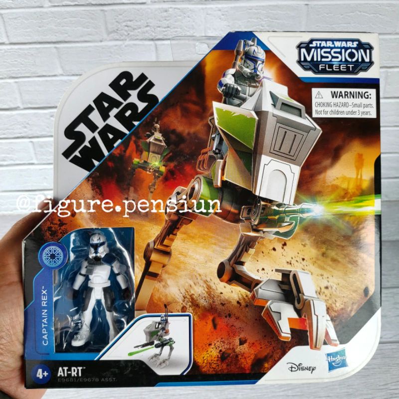 DISNEY STAR WARS CAPTAIN REX AT-RT MISSION FLEET HASBRO COLLECTION ACTION FIGURE