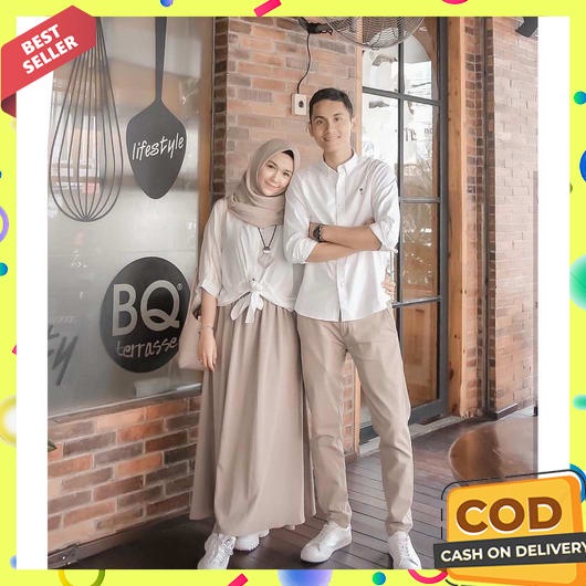 Gamis Couple Suami Istri 2023 Ibu Dan Anak Cewek Keluarga Games2022 Cople Abaya Pakaian Lamaran Keme