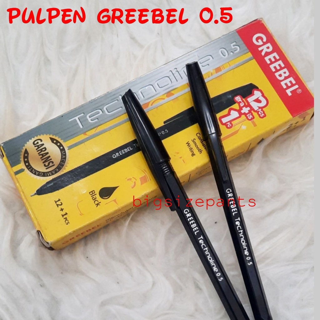 

PULPEN TINTA HITAM GREEBEL/PULPEN GREEBEL 0.5