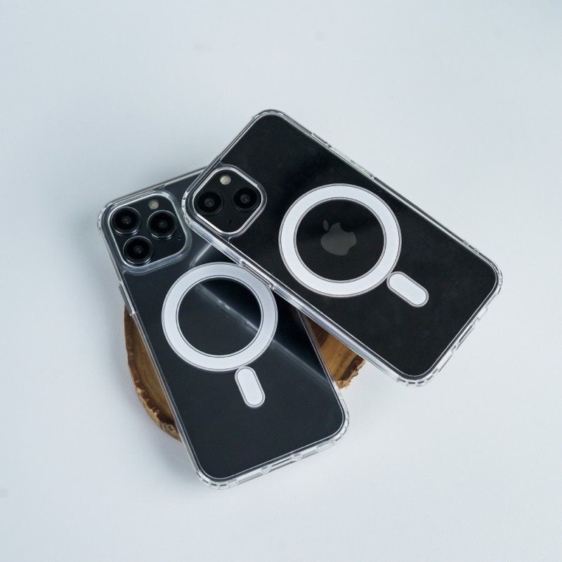 Case Magsave Hot Type Iphone 11/11Pro/11Promax/12/12Pro/12Promax/13/13Pro/13Promax/15/14Plus/14Pro/14Promax/Silikon Bening/Case Bening by smoll