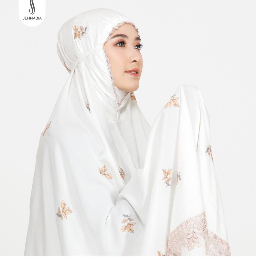 SIAP KIRIM JENNABIA - Mukena Dewasa Rayon Premium Bordir Daisy Jumbo