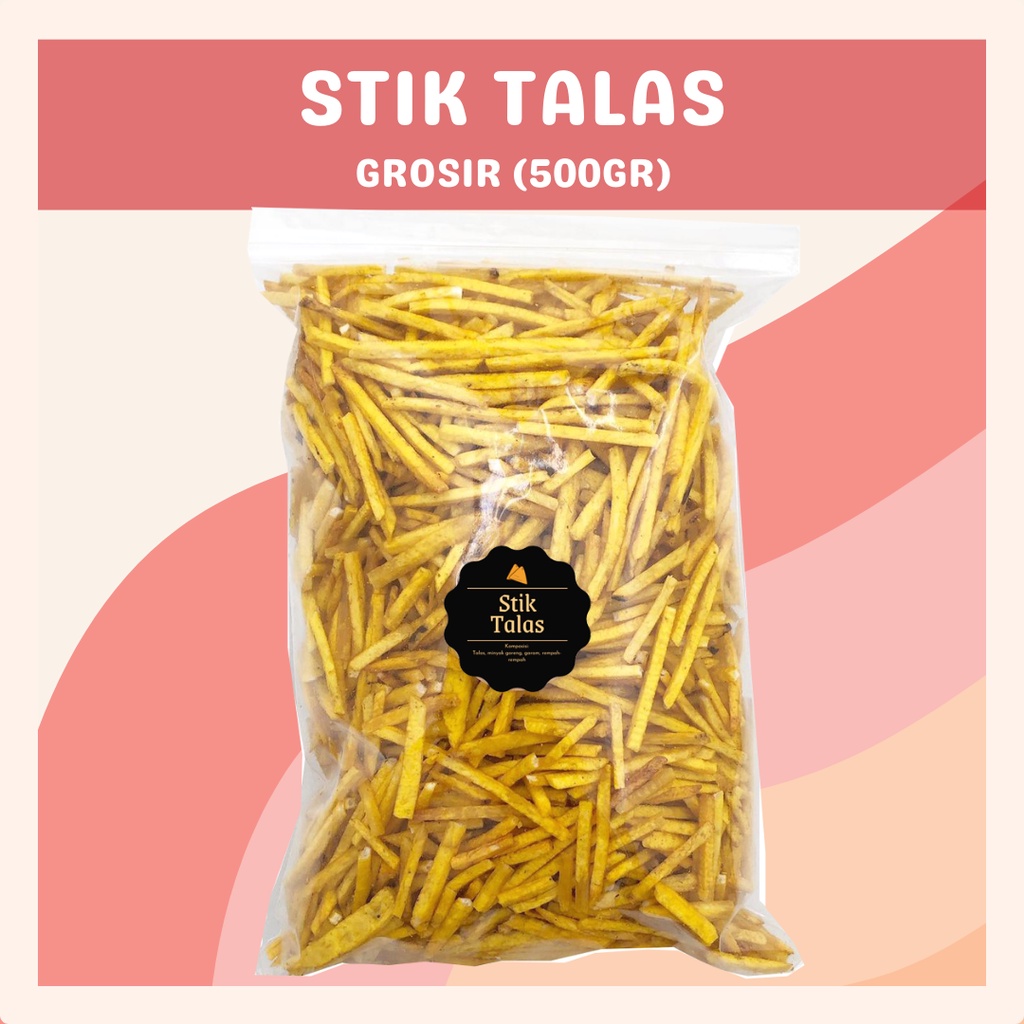 [DELISH SNACKS] Stik Talas Original (Grosir) 250gr 500gr 1 KG / Snack Cemilan Camilan Grosiran