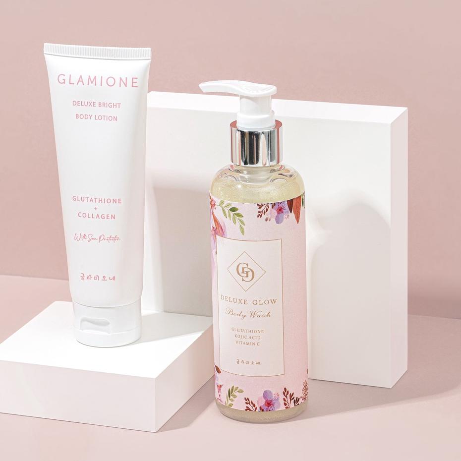 ♥ Body Glowing White Paket Bodycare Glamione ➥