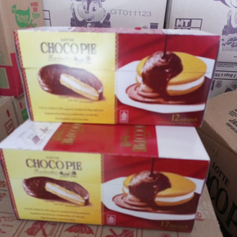 1 box chocopie Marshmello coklat