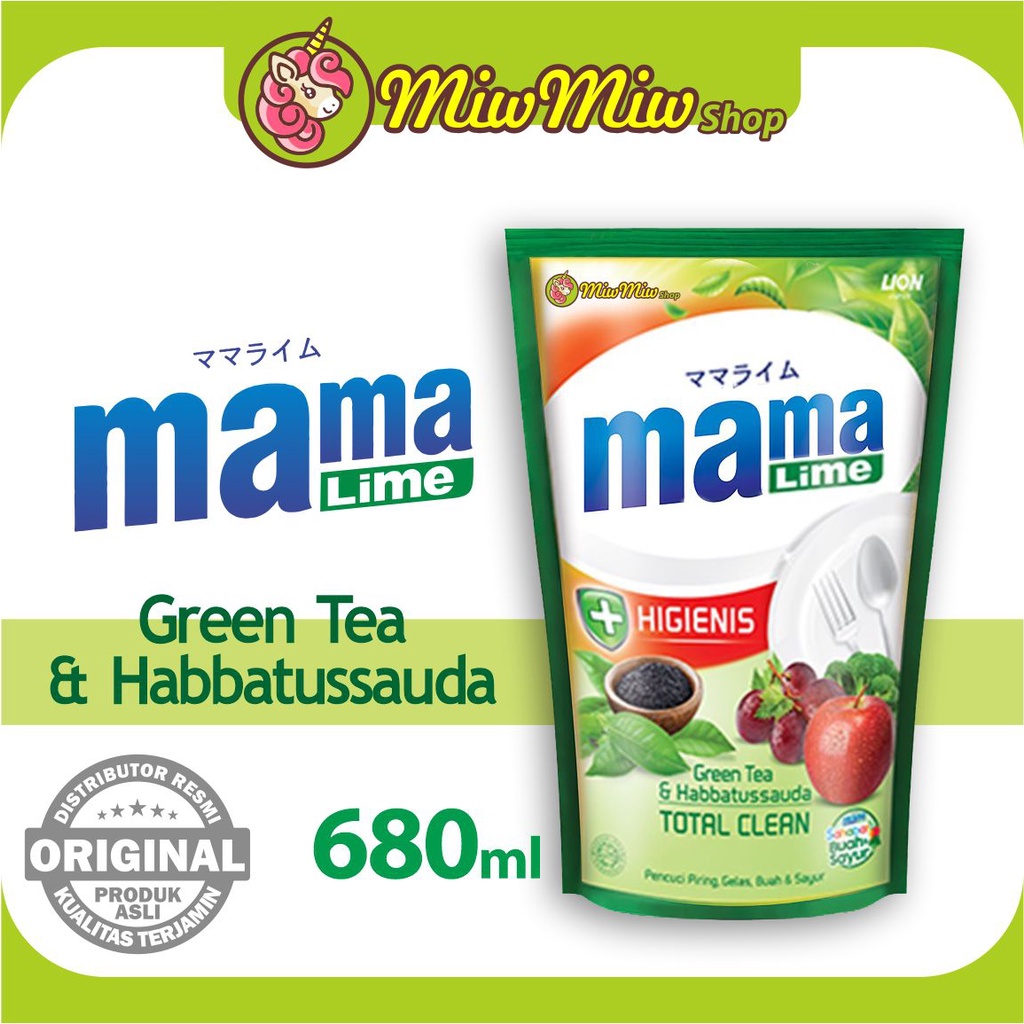 MAMA LEMON &amp; MAMA LIME Cairan Pencuci Piring Refill Jumbo