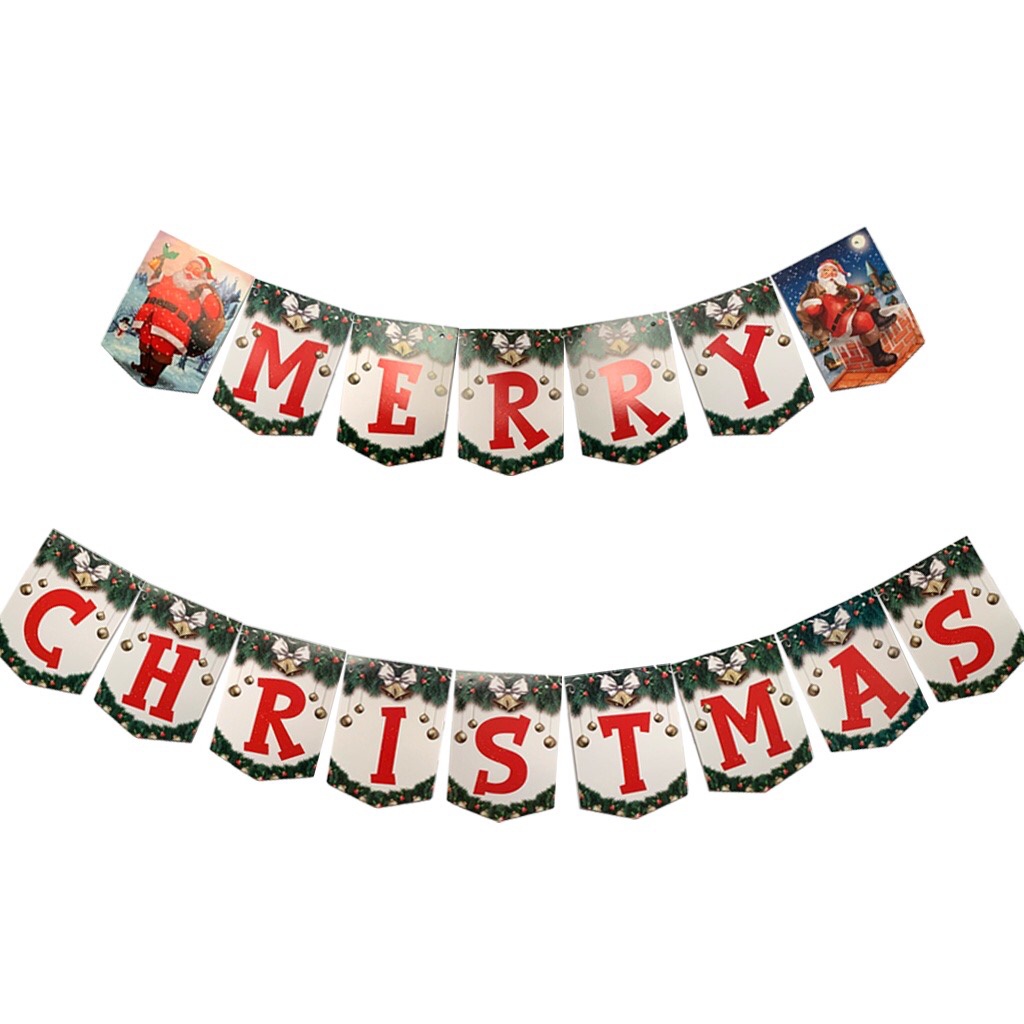 BENDERA NATAL / BANNER MERRY CHRISTMAS / BANNERS NATAL