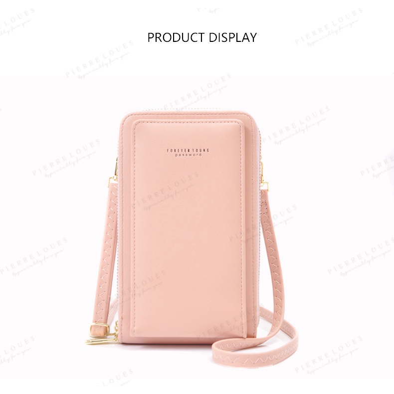 TAS SELEMPANG WANITA POREVER YOUNG/TAS HP WANITA TAS SELEMPANG BAHAN MINISO MODEL IMPORT