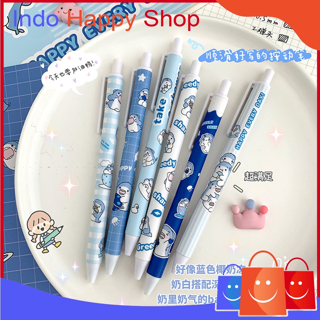 

⭐️ ⭐️Pulpen Gel Motif Baby Shark Pulpen Pelajar Dan Kantor Pena Lucu Cute Gel Pen