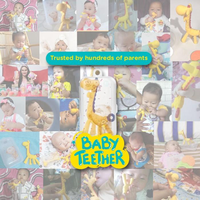 TEETHER GIRAFFE MAINAN GIGITAN BAYI JERAPAH + KOTAK PENYIMPAN IMUNDEX
