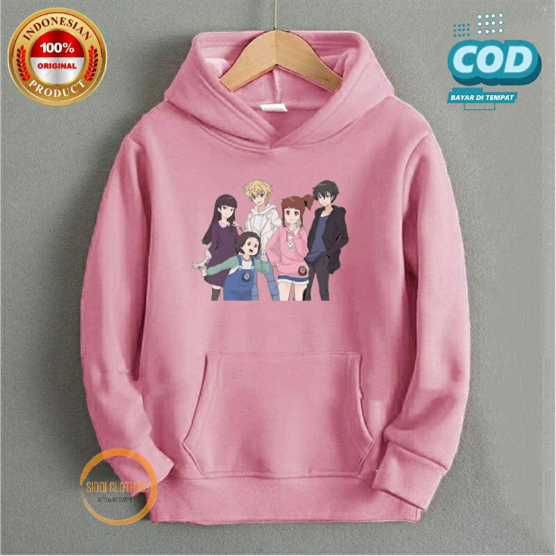 HOODIE ANAK LAKI LAKI PEREMPUAN CEWEK COWOK COWO CEWE SINBI HOUSE THE HAUNTED HOUSE HARI KOO UMUR 2 