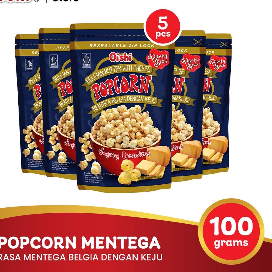 

Rekomendasi Oishi Popcorn Mentega Belgia dengan Keju - Multipack 5pcs