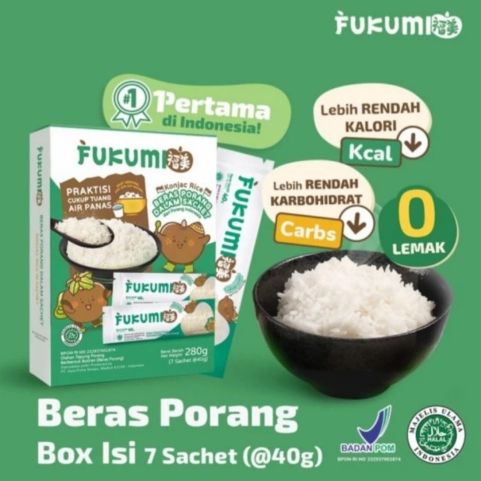 

Fukumi beras porang 280 gr