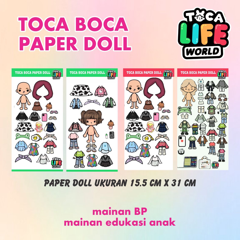 Busy page bepe bp an kertas toca boca games