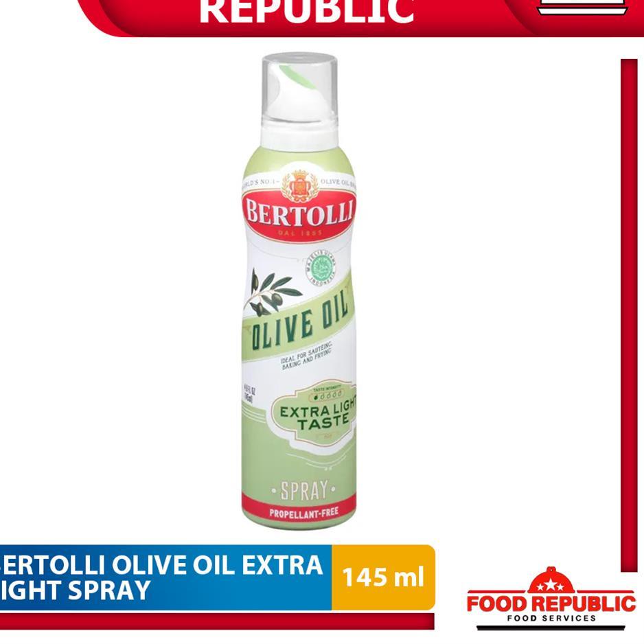 

Real Promotion BERTOLLI EXTRA LIGHT OLIVE OIL SPRAY 145 ML - MINYAK ZAITUN HALAL