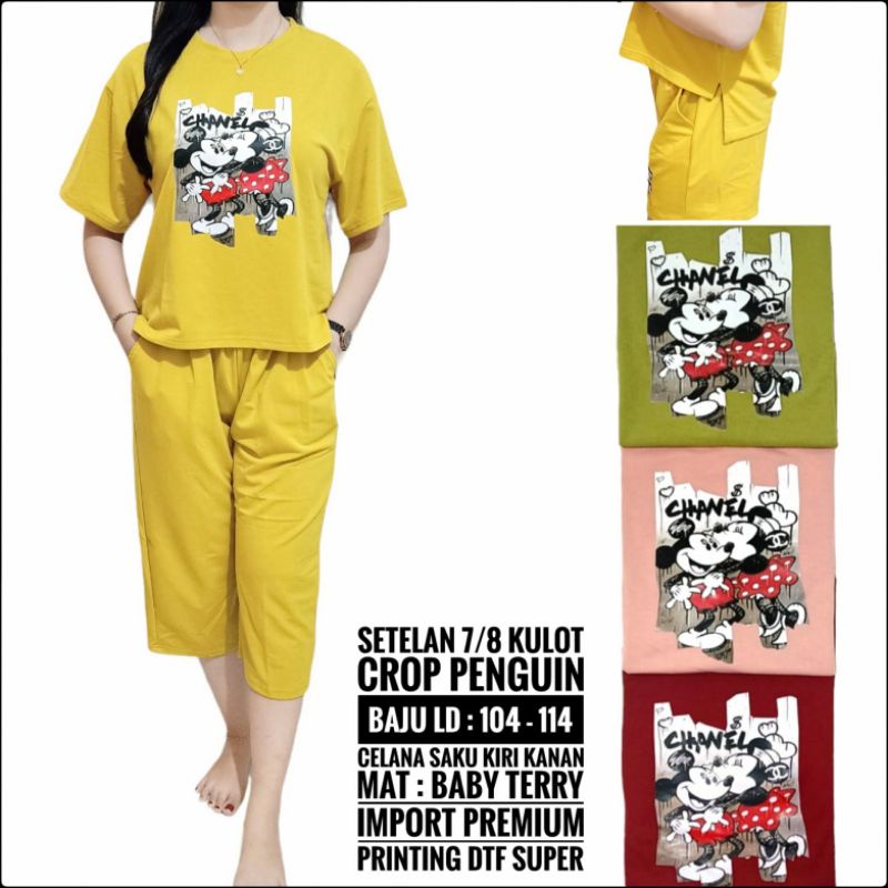 SETELAN 7/8 STD / SETELAN WANITA MURAH / SETELA MURAH KULOT / MURAH