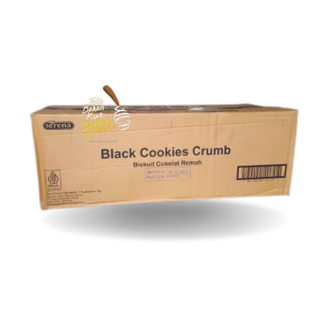 

SERENA BLACK COOKIE CRUMB KARTONAN 5 KG / REMAHAN BISKUIT HITAM