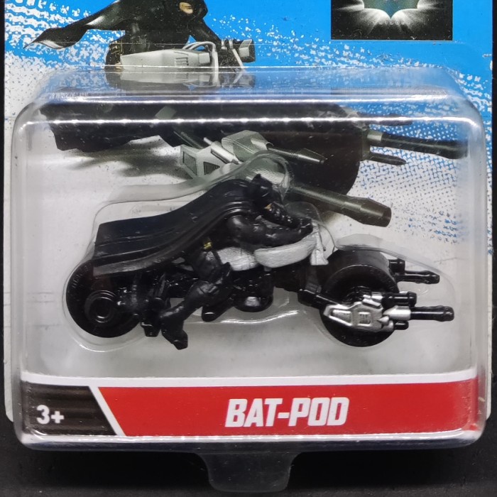 HOTWHEELS BATMAN BATPOD WITH FIGURE TERLARIS