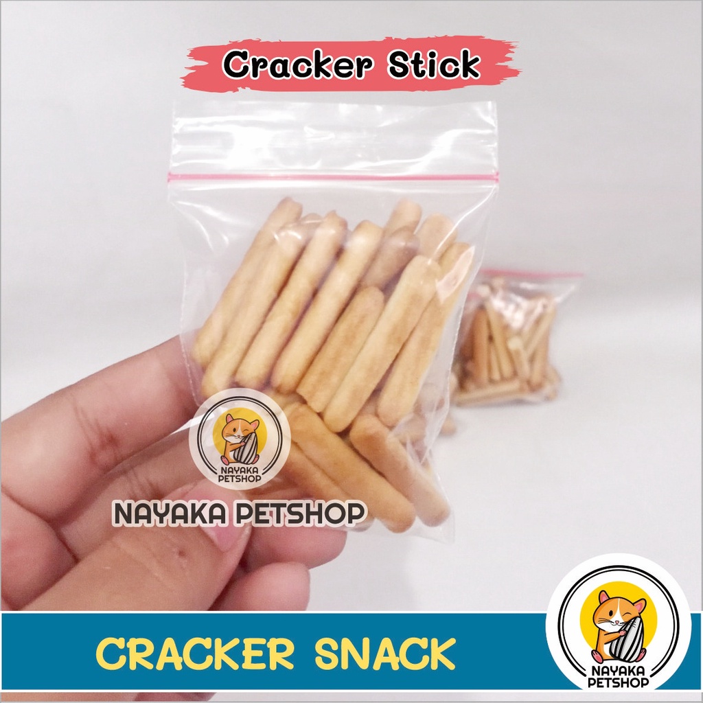 Cracker Snack Hamster Biskuit 20 gr Makanan Cemilan Extra Food Camilan Hewan