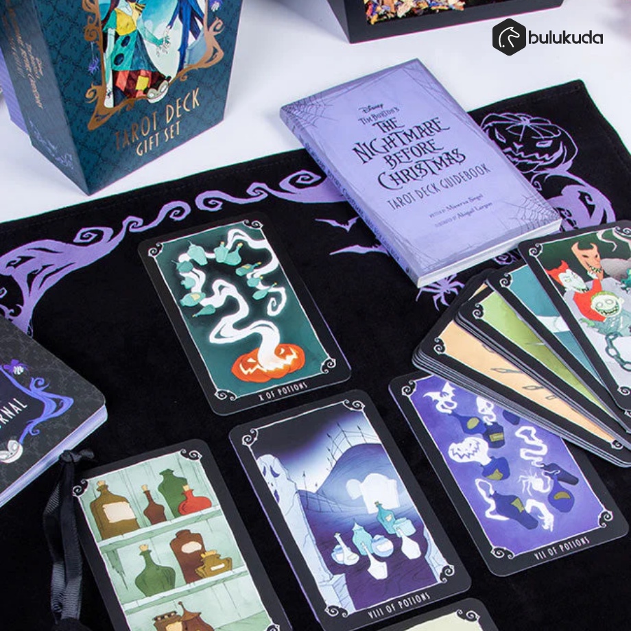 [JUMBO] The Nightmare Before Christmas 78 Tarot Deck 7*12 CM English Booklet Printed Guide