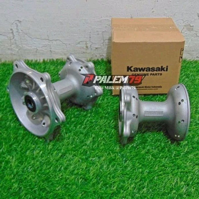 Tromol Ori KLX 230 Depan Belakang - Hub Original Kawasaki