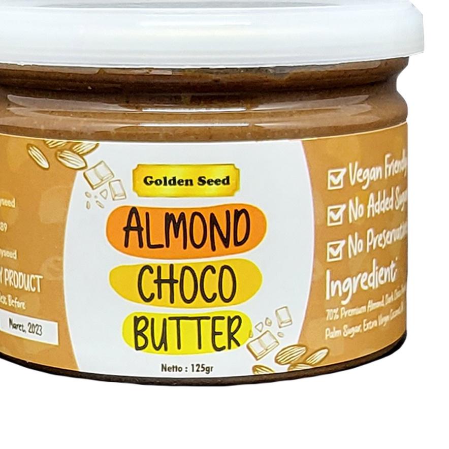 

➩ SELAI ALMOND COKLAT 125 GRAM PREMIUM - ALMOND CHOCO BUTTER GLUTEN FREE - VEGAN ❊