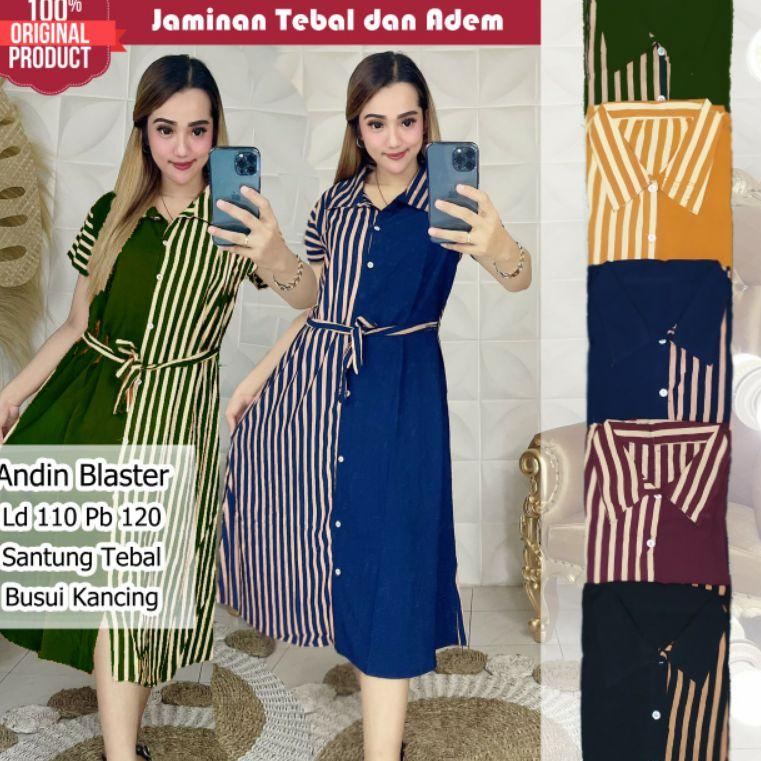 VIRAL DASTER ANDIN / DASTER BLASTER / Daster salur pendek / Daster ANDIN BLASTER / Dress salur pende