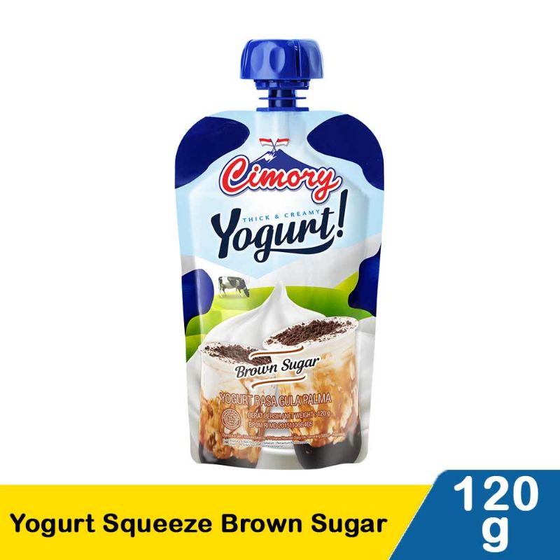 

Cimory Yoghurt Squeeze Brown Sugar 120G