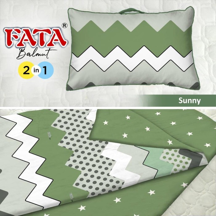 Selimut Dewasa FATA - Balmut / Bantal Selimut New Motif Terlaris Pilihan - Sunny(D4Q6) Selimut Dewas