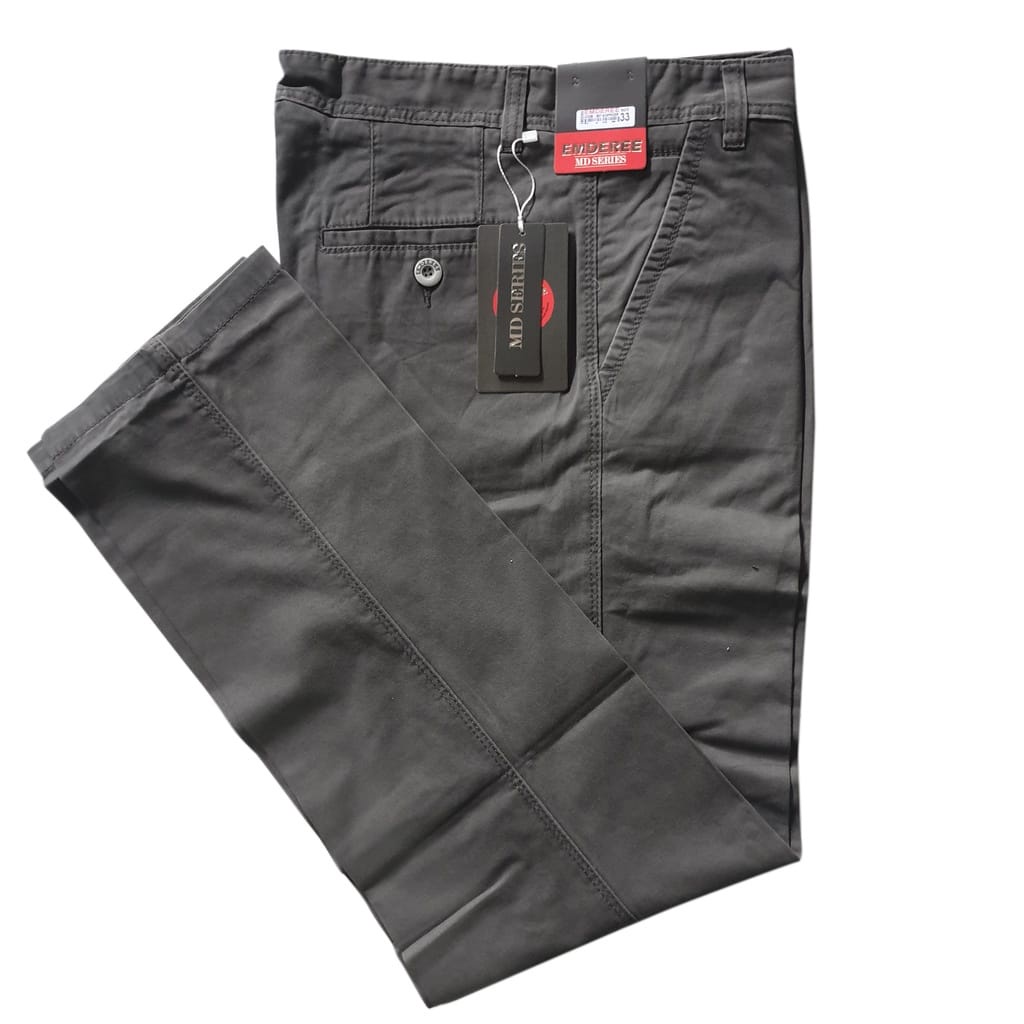 Celana Panjang Pria Reguler EMDEREE 100 % Original Bahan Katun Tebal Halus Formal Jumbo Standar Ukur