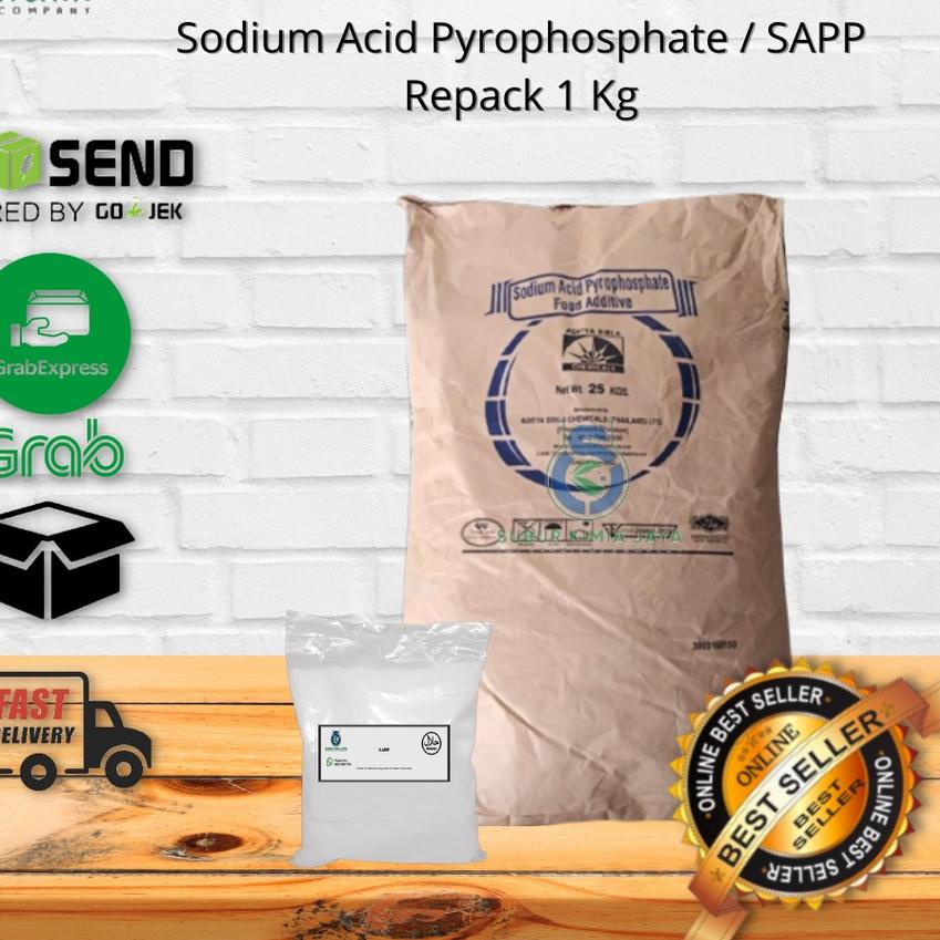 

☝ SAPP Sodium Acid Pyrophosphate / Perenyah Gorengan 1 Kg ★