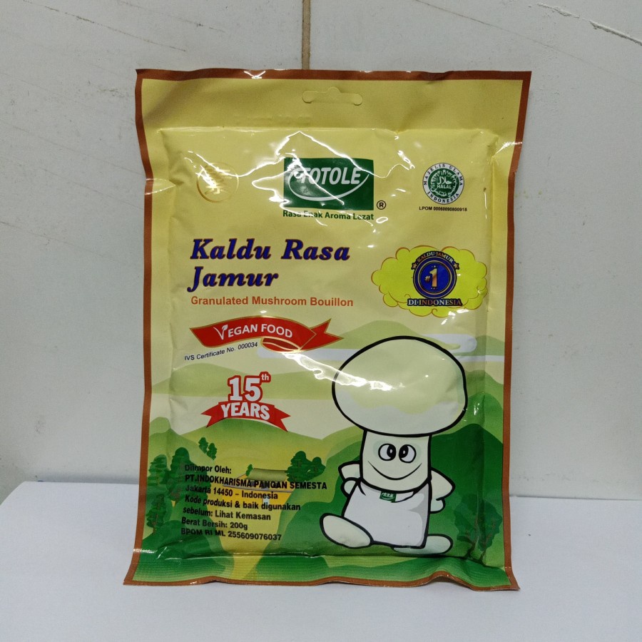 

Totole Kaldu Jamur 200gr Penyedap Makanan