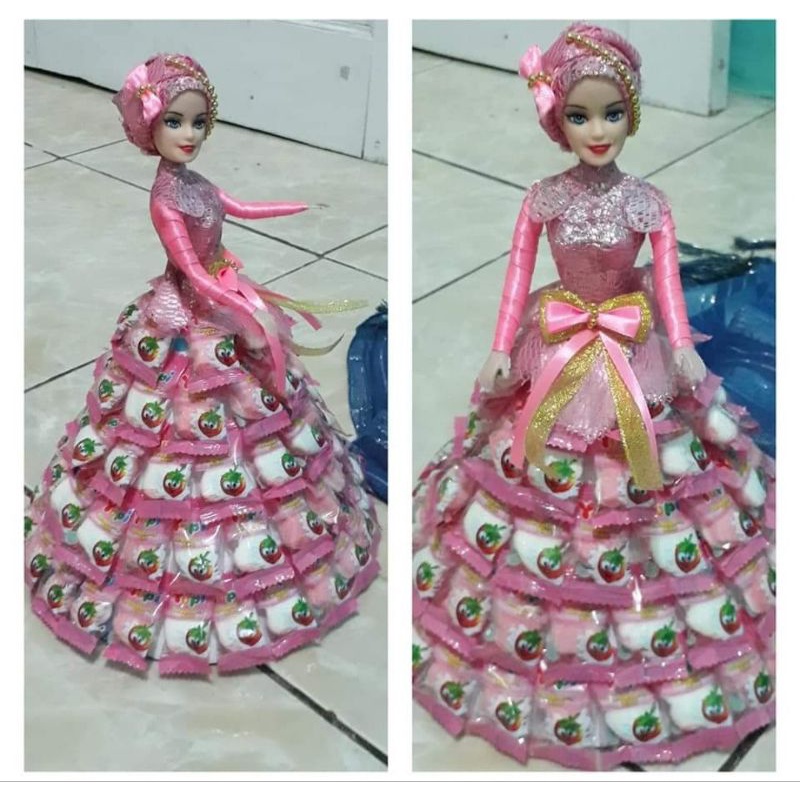 

barbie candy/Boneka permen/kado ultah anak/sajian lebaran