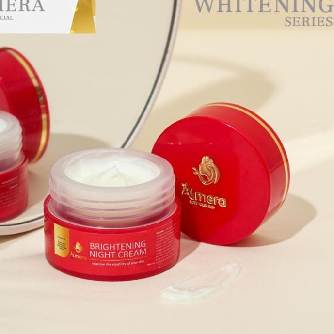➯ Almera Skincare Night Cream Whitening, (New)  Brightening Night Cream , Almera Skincare, Almera Skincare,Almera Skin, Almera Store Official, Almera Official Store, Almeraskin ✦