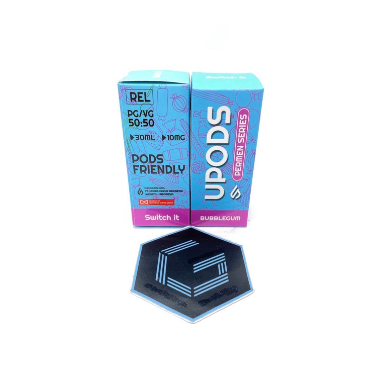 SALT - Upods BUBBLEGUM Permen Series 30ml Pods Friendly Liquid Bubble