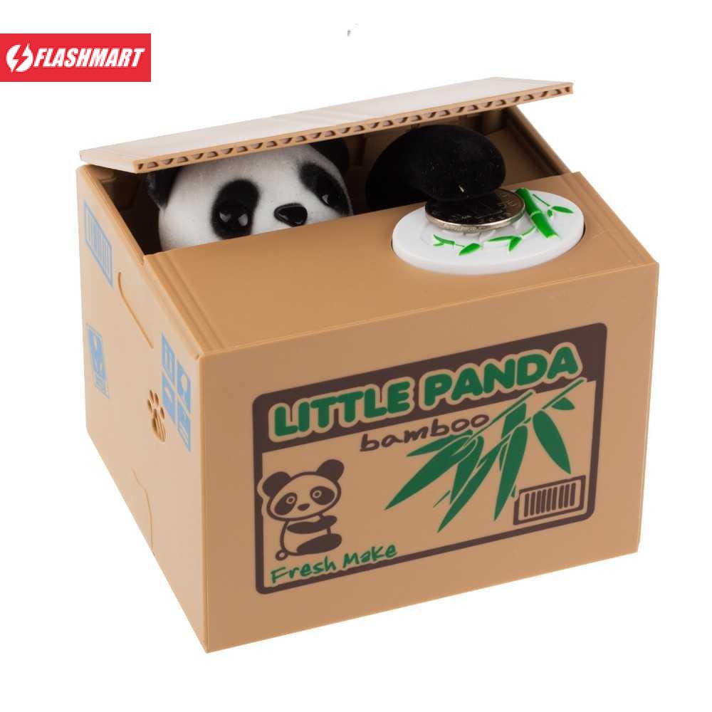 Flashmart Celengan Panda Steal Money Little Panda Piggy Bank - MM8807-1